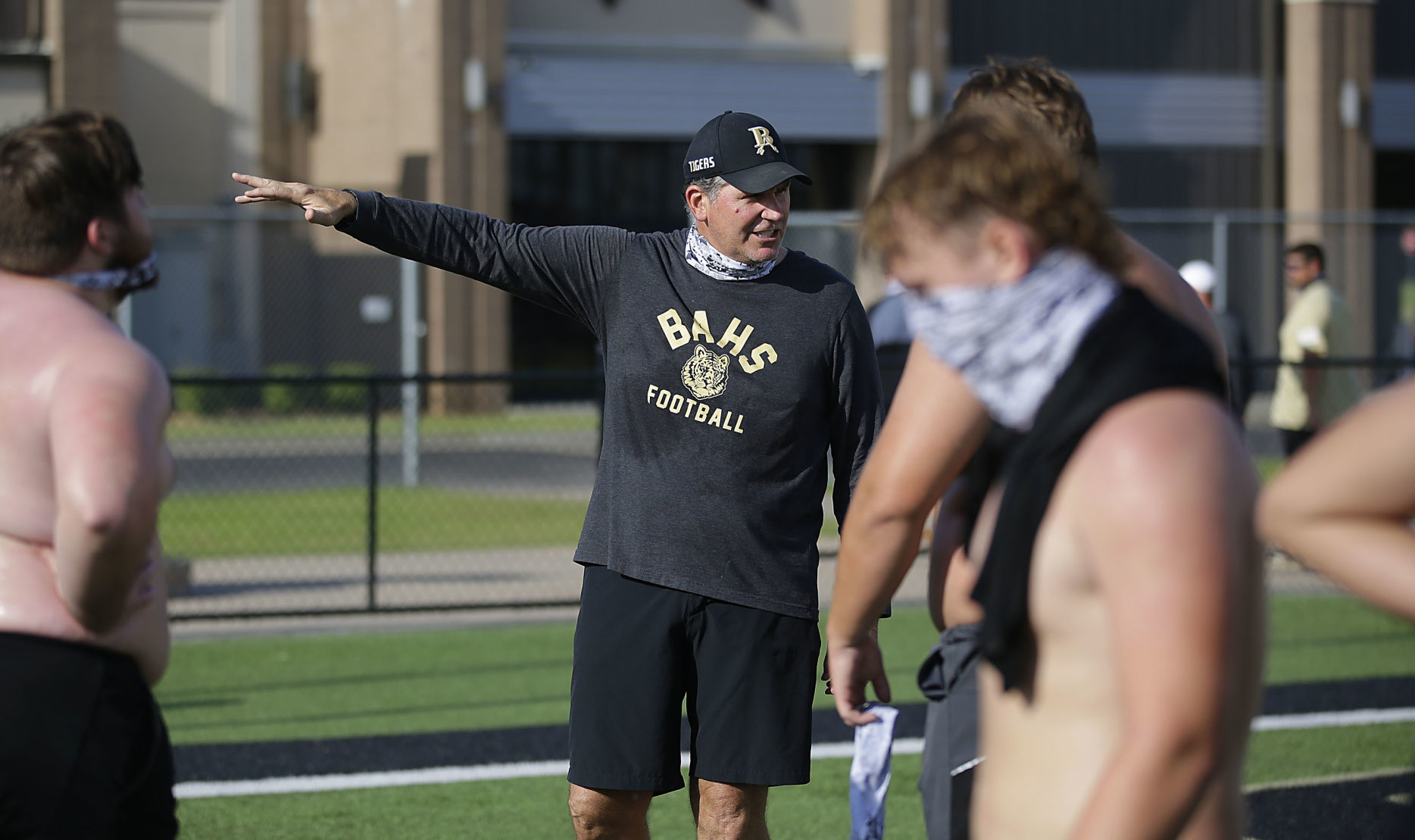 Broken Arrow football practice